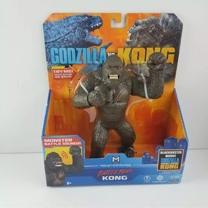 NEW  Godzilla Vs Kong Battle Roar Kong Deluxe With Monster Sounds RARE Playmates